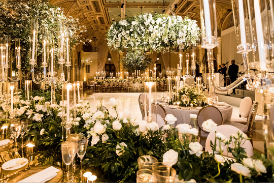 Gilded Wedding in an Enchanting English Garden