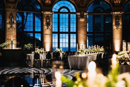 Evening Elegance in Contrast and Candlelight