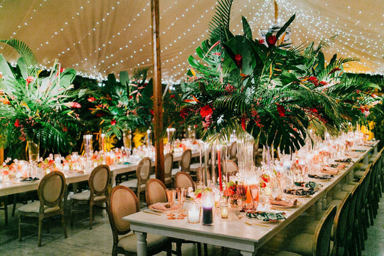 Glamorous Tented New Year's Eve Wedding Under the Stars on Palm Beach Island