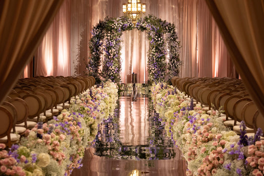 Effortlessly Chic Wedding Celebration Bursting with Old World Glamour