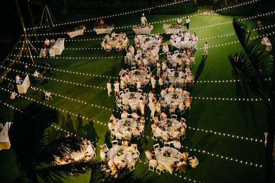 Outdoor Private Dinner Party Overlooking the Ocean