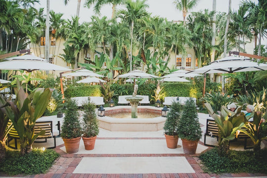 Elegant Tropical Garden Dinner in Palm Beach