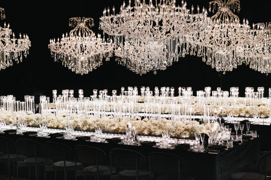 Sumptuous Palm Beach Wedding with Luxurious Black and White Details